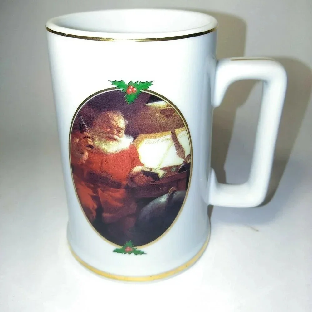 Coca Cola 1996 Collector Edition Coffee‎ Mug July Christmas Santa Vintage
